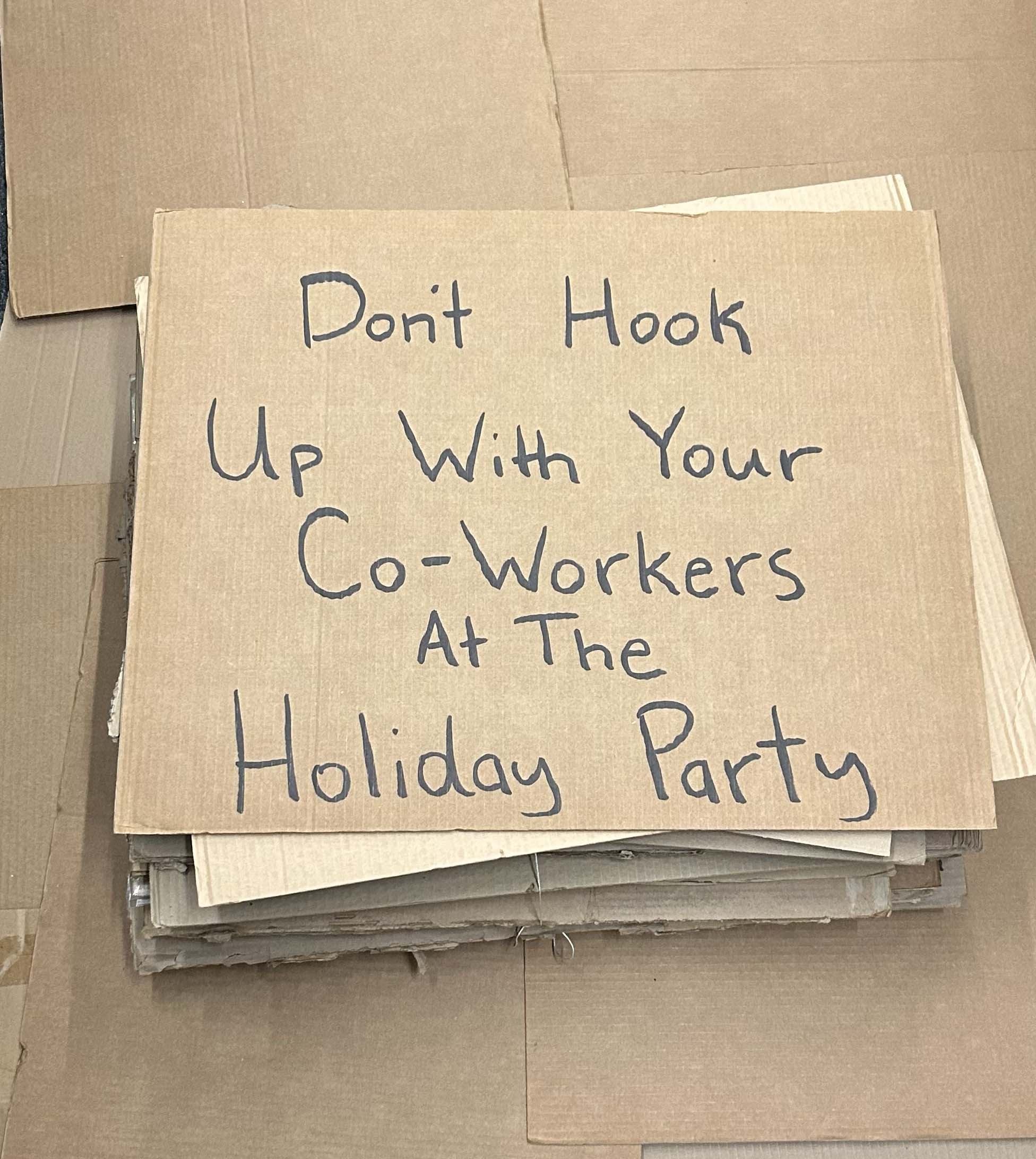 Don't Hook Up With Your Coworkers At The Holiday Party